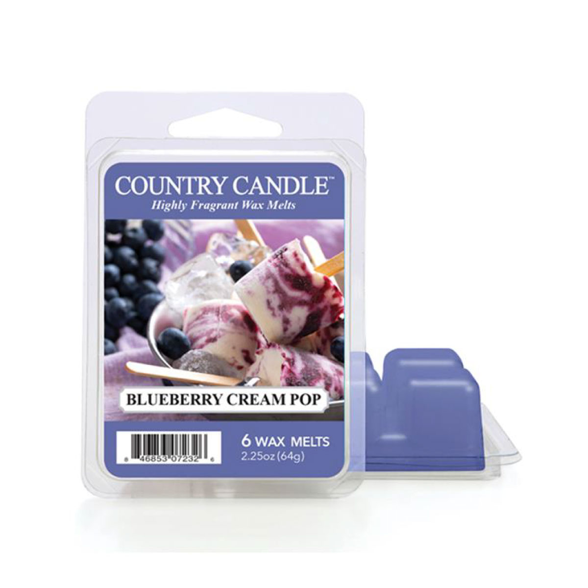 Blueberry Cream Pop - Wax Melt 64g von Country Candle™