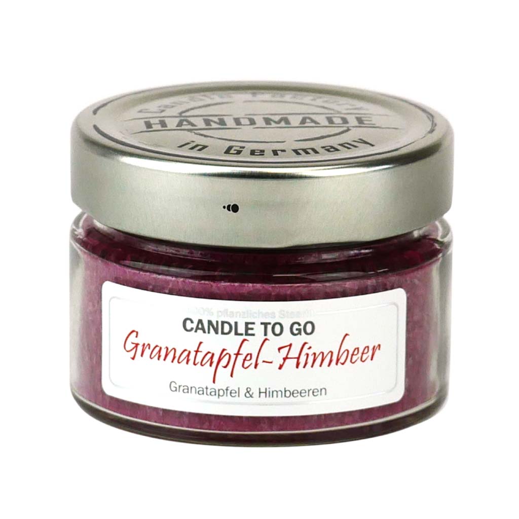 Granatapfel Himbeer - Candle to Go Duftkerze von Candle Factory