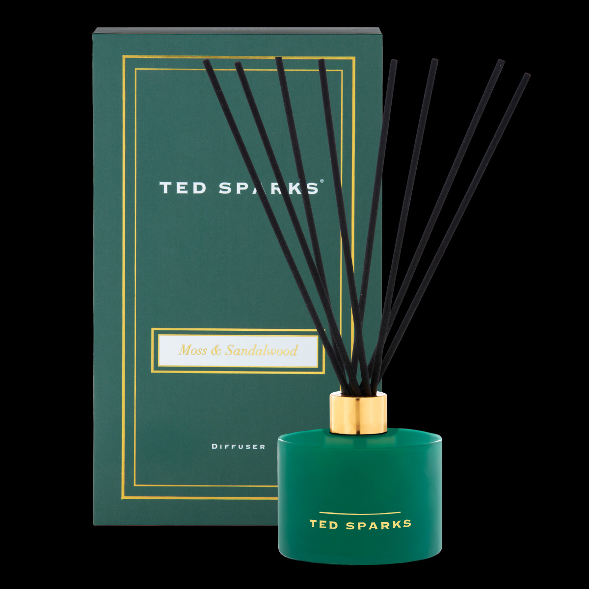 Moss & Sandalwood - Reed Diffuser 200ml von Ted Sparks