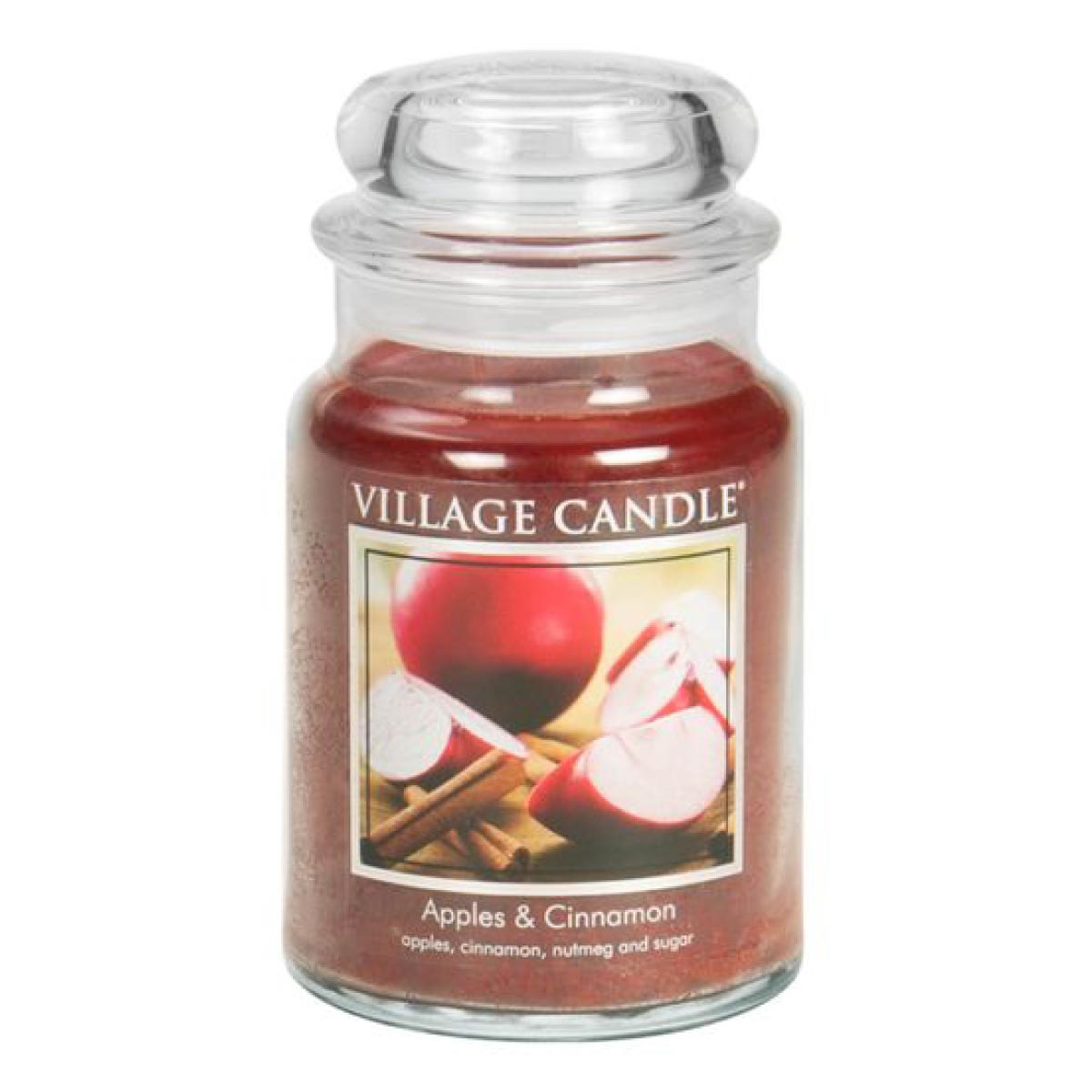 Apples & Cinnamon - Duftkerze im Glas 602g - Village Candle®