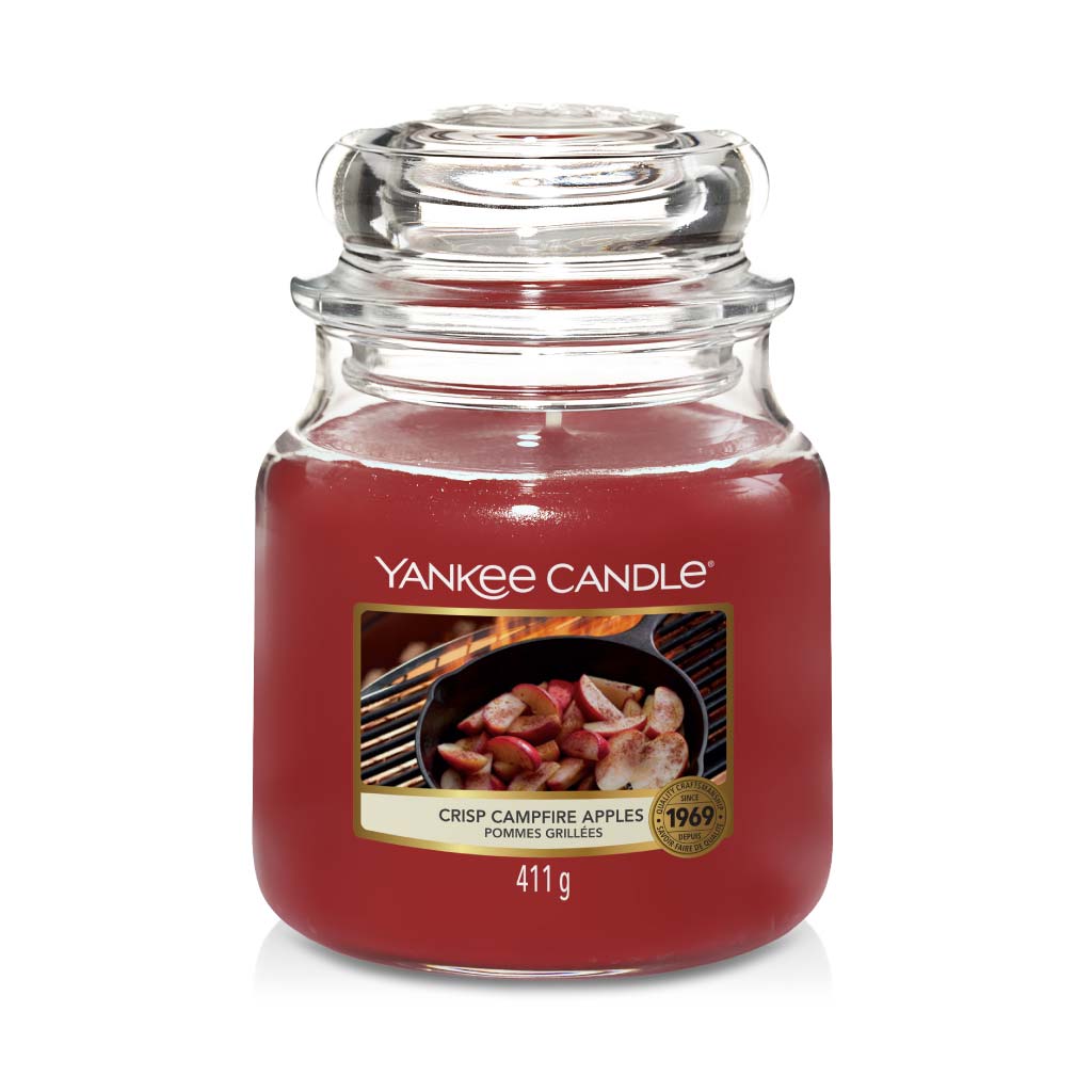 Crisp Campfire Apples - Duftkerze im Glas 411g - Yankee Candle®