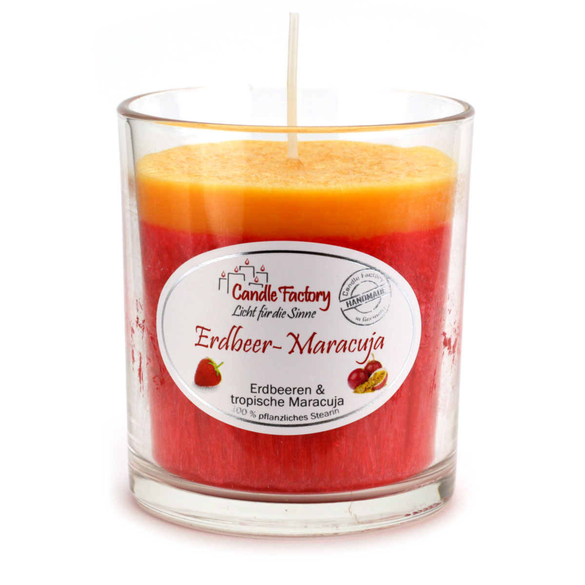 Erdbeer Maracuja - Party Light Duftkerze von Candle Factory