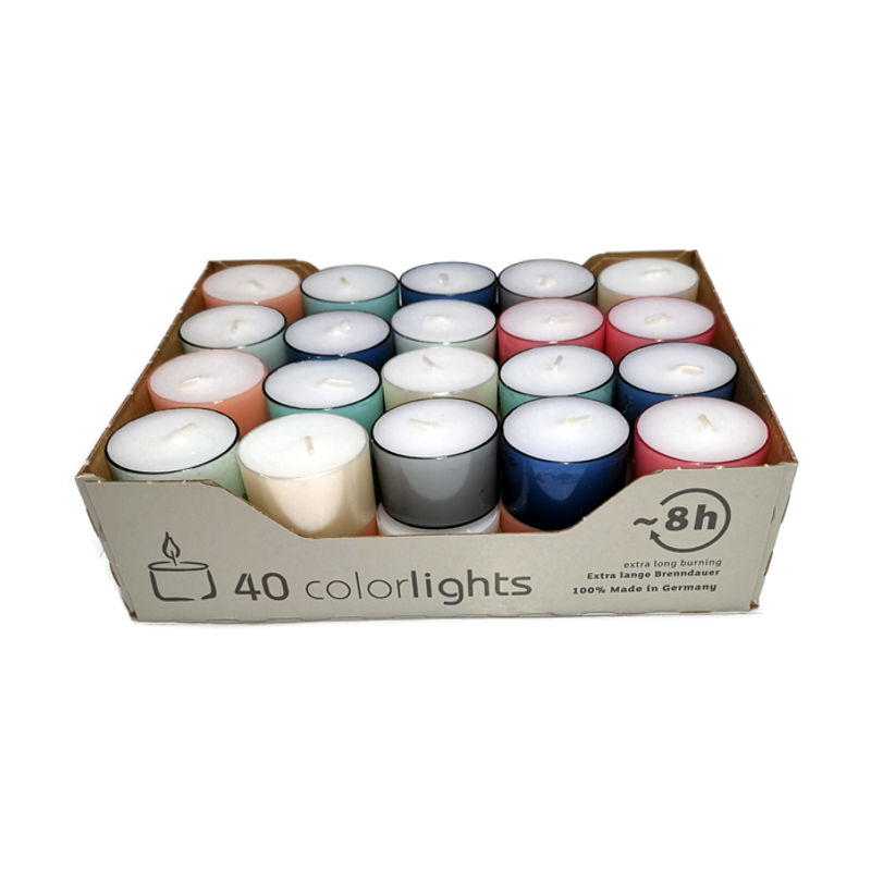 Colorlights "Pastell Edition" 40er Box - farb. Sortiert