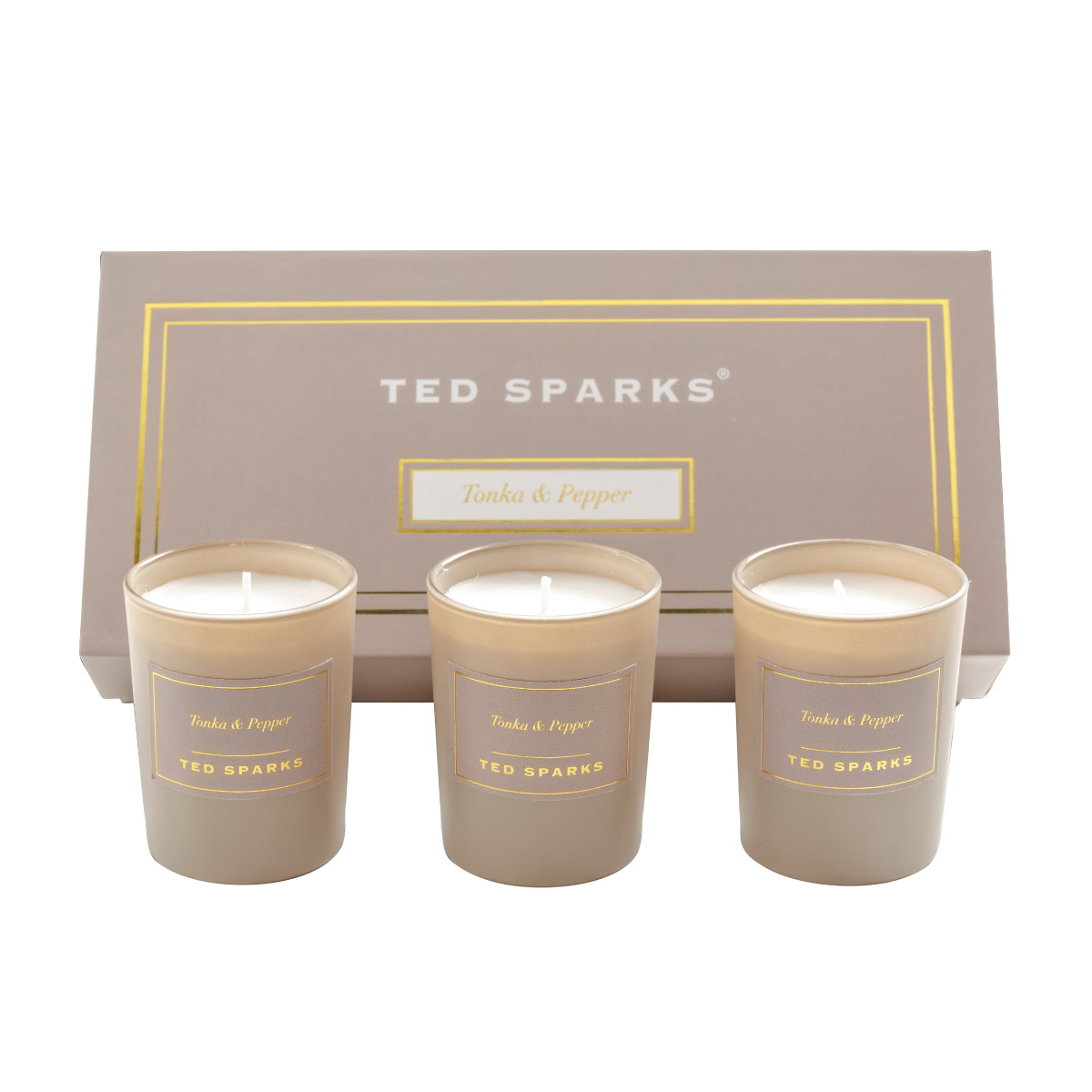Tonka & Pepper - Mini Duftkerzen Geschenkset von Ted Sparks