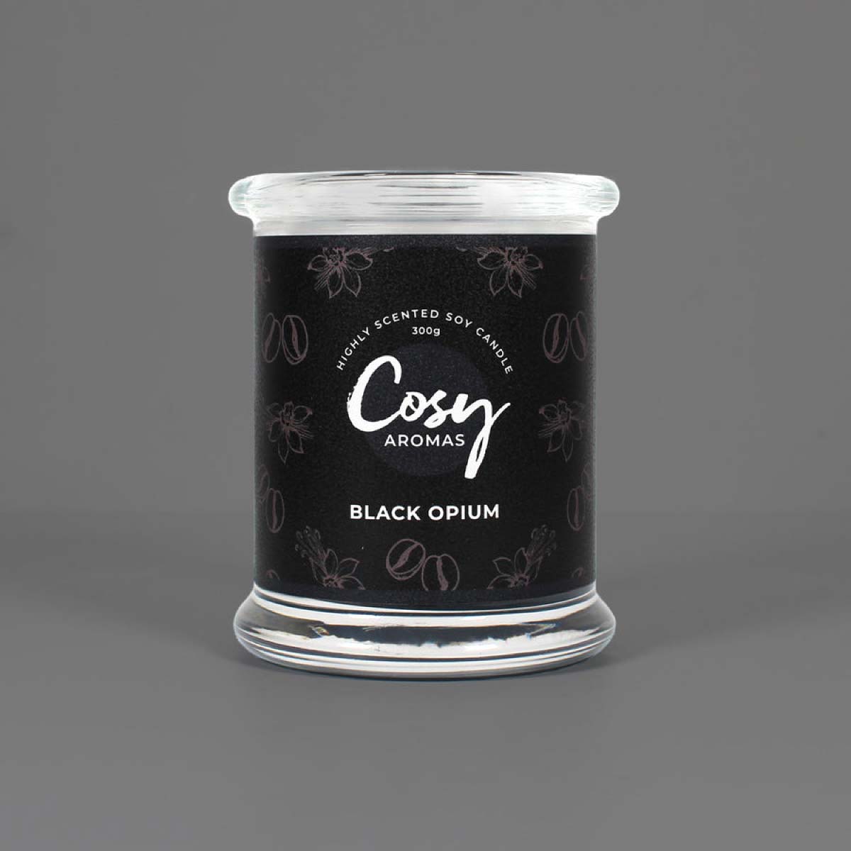 Black Opium Jar Candle 240g von Cosy Aromas