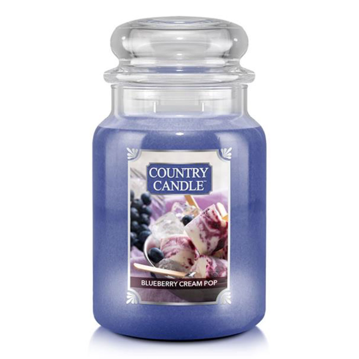 Blueberry Cream Pop - Duftkerze im Glas 652g von Country Candle™