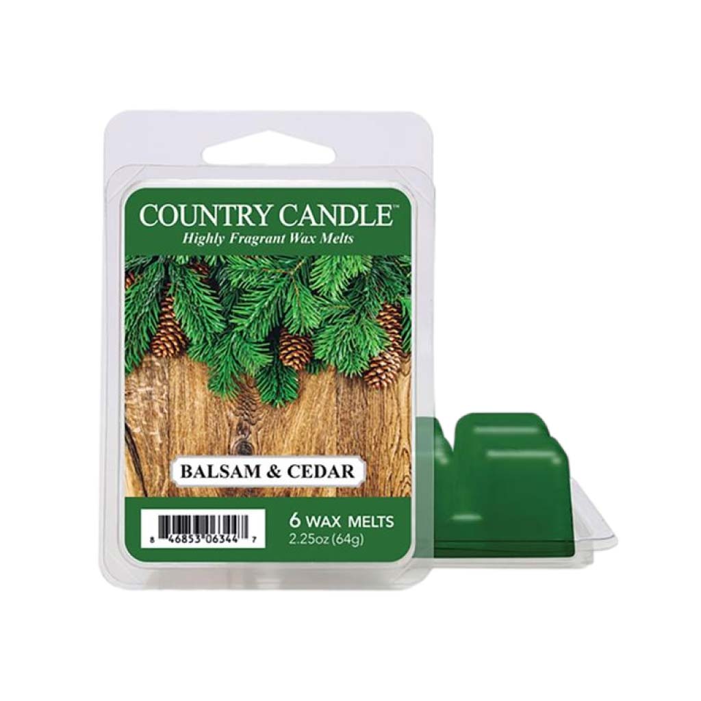Balsam & Cedar - Wax Melt 64g von Country Candle™