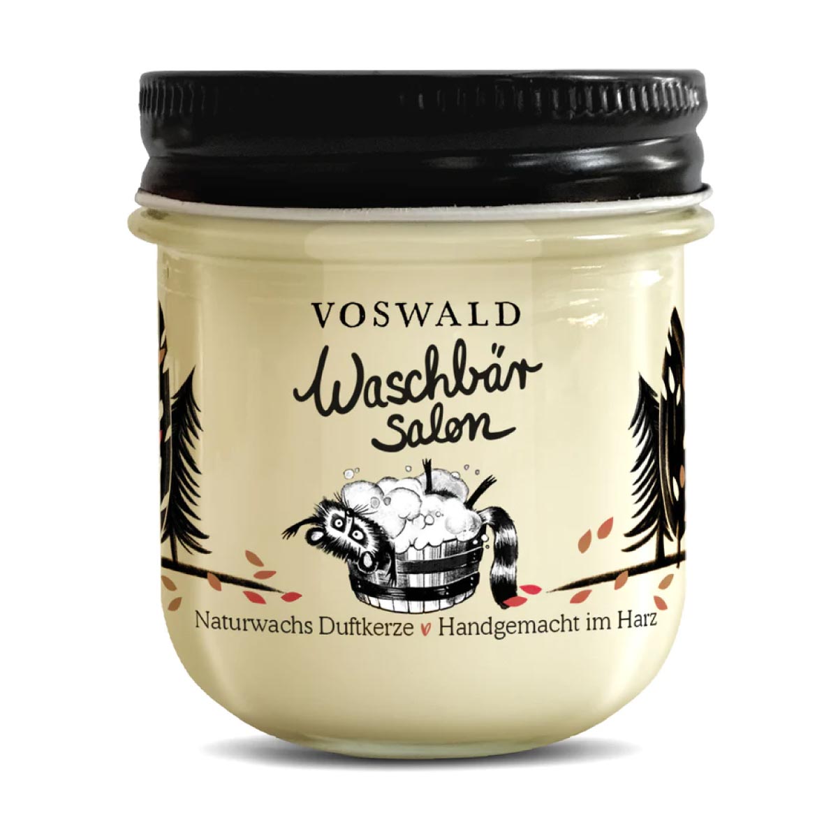 Waschbärsalon - Duftkerze 150g von VOSWALD