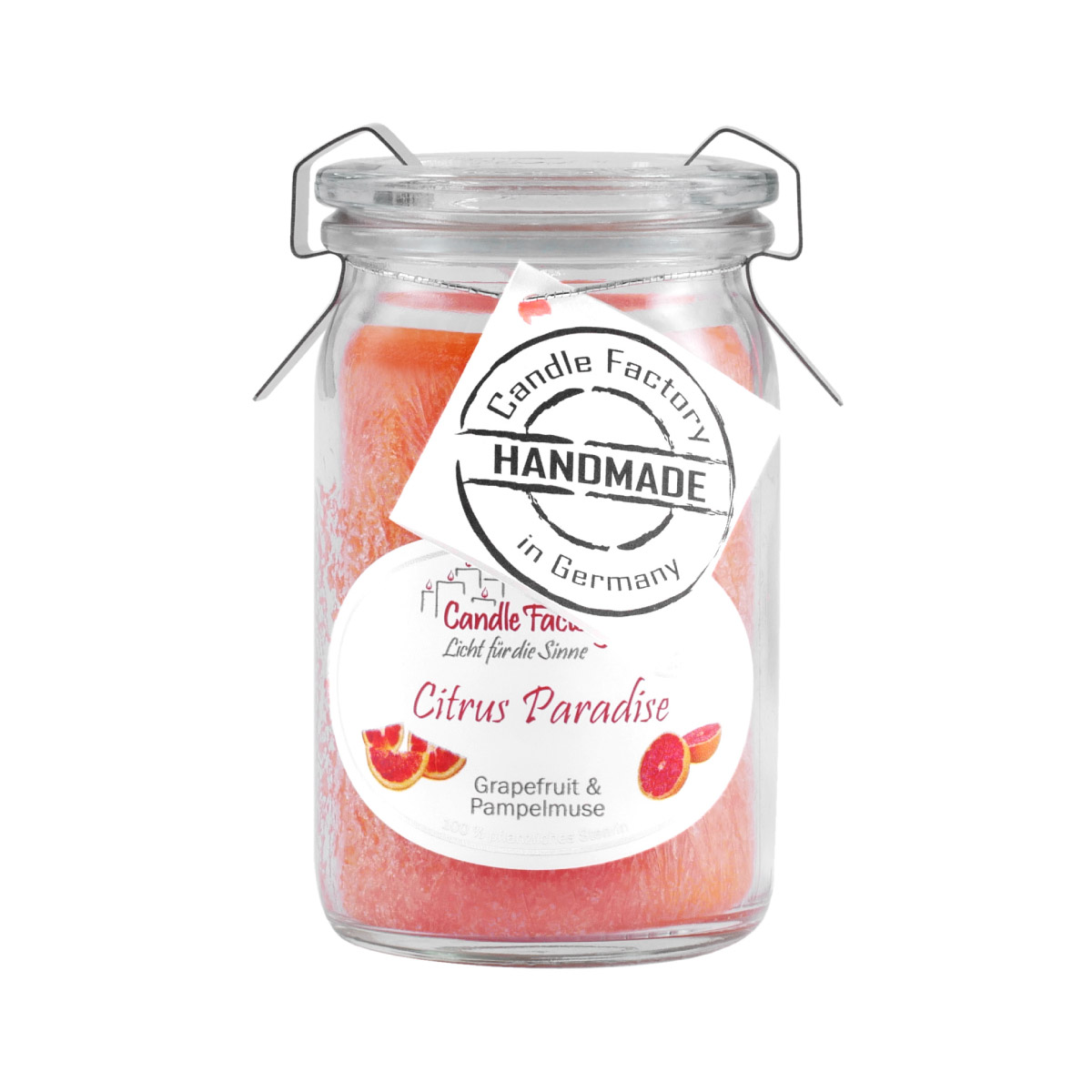 Citrus Paradise - Baby Jumbo Windlicht im Weckglas von Candle Factory